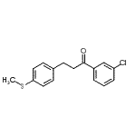 CAS#: 898781-09-4, 1-(3-Chlorophenyl)-3-[4-(methylsulfanyl)phenyl]-1-propanone