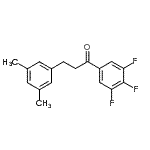 CAS#: 898781-19-6, 3-(3,5-Dimethylphenyl)-1-(3,4,5-trifluorophenyl)-1-propanone