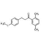 CAS#: 898781-27-6, 1-(2,5-Dimethylphenyl)-3-[4-(methylsulfanyl)phenyl]-1-propanone