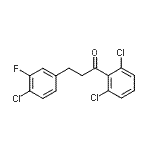 CAS#: 898781-40-3, 3-(4-Chloro-3-fluorophenyl)-1-(2,6-dichlorophenyl)-1-propanone