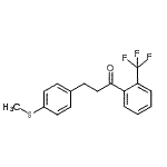 CAS#: 898781-53-8, 3-[4-(Methylsulfanyl)phenyl]-1-[2-(trifluoromethyl)phenyl]-1-propanone