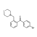 CAS#: 898781-72-1, (4-Bromophenyl)[2-(4-thiomorpholinylmethyl)phenyl]methanone