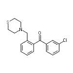 CAS#: 898781-74-3, (3-Chlorophenyl)[2-(4-thiomorpholinylmethyl)phenyl]methanone