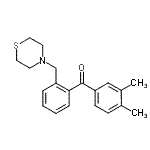 CAS#: 898781-90-3, (3,4-Dimethylphenyl)[2-(4-thiomorpholinylmethyl)phenyl]methanone