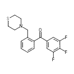 CAS#: 898782-50-8, [2-(4-Thiomorpholinylmethyl)phenyl](3,4,5-trifluorophenyl)methanone