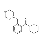 CAS#: 898782-58-6, Cyclohexyl[2-(4-thiomorpholinylmethyl)phenyl]methanone