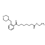 CAS#: 898782-68-8, Ethyl 8-oxo-8-[2-(4-thiomorpholinylmethyl)phenyl]octanoate