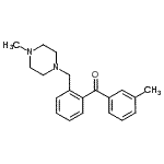 CAS#: 898782-72-4, (3-Methylphenyl){2-[(4-methyl-1-piperazinyl)methyl]phenyl}methanone