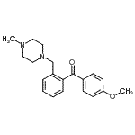 CAS#: 898782-80-4, (4-Methoxyphenyl){2-[(4-methyl-1-piperazinyl)methyl]phenyl}methanone