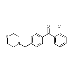 CAS#: 898782-90-6, (2-Chlorophenyl)[4-(4-thiomorpholinylmethyl)phenyl]methanone