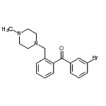 CAS#: 898783-01-2, (3-Bromophenyl){2-[(4-methyl-1-piperazinyl)methyl]phenyl}methanone