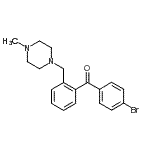 CAS#: 898783-03-4, (4-Bromophenyl){2-[(4-methyl-1-piperazinyl)methyl]phenyl}methanone