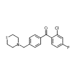 CAS#: 898783-04-5, (2-Chloro-4-fluorophenyl)[4-(4-thiomorpholinylmethyl)phenyl]methanone