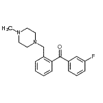 CAS#: 898783-09-0, (3-Fluorophenyl){2-[(4-methyl-1-piperazinyl)methyl]phenyl}methanone