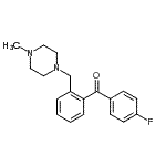 CAS#: 898783-11-4, (4-Fluorophenyl){2-[(4-methyl-1-piperazinyl)methyl]phenyl}methanone