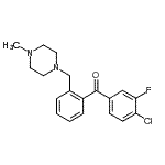 CAS#: 898783-27-2, (4-Chloro-3-fluorophenyl){2-[(4-methyl-1-piperazinyl)methyl]phenyl}methanone
