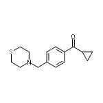 CAS#: 898783-28-3, Cyclopropyl[4-(4-thiomorpholinylmethyl)phenyl]methanone
