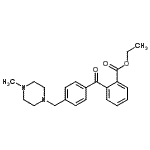 CAS#: 898783-52-3, Ethyl 2-{4-[(4-methyl-1-piperazinyl)methyl]benzoyl}benzoate
