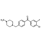 CAS#: 898783-83-0, (4-Chloro-3-fluorophenyl){4-[(4-methyl-1-piperazinyl)methyl]phenyl}methanone