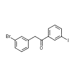 CAS#: 898783-90-9, 2-(3-Bromophenyl)-1-(3-iodophenyl)ethanone