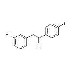 CAS#: 898783-92-1, 2-(3-Bromophenyl)-1-(4-iodophenyl)ethanone