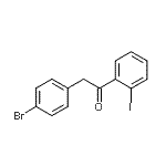 CAS 登录号：898783-94-3， 2-(4-溴苯基)-1-(2-碘苯基)乙酮