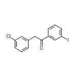 CAS#: 898784-04-8, 2-(3-Chlorophenyl)-1-(3-iodophenyl)ethanone