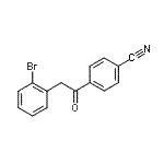 CAS#: 898784-11-7, 4-[(2-Bromophenyl)acetyl]benzonitrile