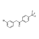 CAS#: 898784-21-9, 2-(3-Bromophenyl)-1-[4-(trifluoromethyl)phenyl]ethanone