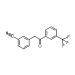 CAS#: 898784-53-7, 3-{2-Oxo-2-[3-(trifluoromethyl)phenyl]ethyl}benzonitrile