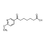 CAS#: 898784-62-8, 7-(6-Methoxy-3-pyridinyl)-7-oxoheptanoic acid