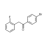 CAS#: 898784-65-1, 1-(4-Bromophenyl)-2-(2-fluorophenyl)ethanone