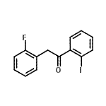 CAS 登录号：898784-73-1， 2-(2-氟苯基)-1-(2-碘苯基)乙酮