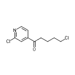 CAS#: 898785-09-6, 5-Chloro-1-(2-chloro-4-pyridinyl)-1-pentanone