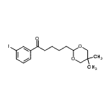 CAS#: 898785-62-1, 5-(5,5-Dimethyl-1,3-dioxan-2-yl)-1-(3-iodophenyl)-1-pentanone
