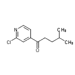 CAS 登录号：898785-67-6， 1-(2-氯-4-吡啶基)-4-甲基-1-戊酮