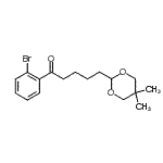 CAS 登录号：898785-76-7， 1-(2-溴苯基)-5-(5,5-二甲基-1,3-二恶烷-2-基)-1-戊酮