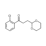 CAS#: 898785-82-5, 1-(2-Chlorophenyl)-3-(1,3-dioxan-2-yl)-1-propanone