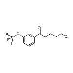 CAS#: 898786-25-9, 5-Chloro-1-[3-(trifluoromethoxy)phenyl]-1-pentanone