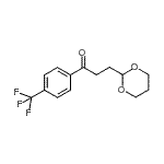 CAS#: 898786-59-9, 3-(1,3-Dioxan-2-yl)-1-[4-(trifluoromethyl)phenyl]-1-propanone