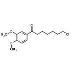 CAS 登录号：898786-81-7， 7-氯-1-(3,4-二甲氧基苯基)-1-庚酮