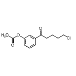 CAS#: 898786-91-9, 3-(5-Chloropentanoyl)phenyl acetate