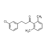 CAS#: 898787-10-5, 3-(3-Chlorophenyl)-1-(2,6-dimethylphenyl)-1-propanone