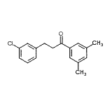 CAS 登录号：898787-15-0， 3-(3-氯苯基)-1-(3,5-二甲基苯基)-1-丙酮