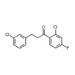 CAS#: 898787-32-1, 1-(2-Chloro-4-fluorophenyl)-3-(3-chlorophenyl)-1-propanone