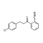 CAS#: 898787-66-1, 2-[3-(4-Chlorophenyl)propanoyl]benzonitrile