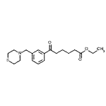 CAS#: 898788-22-2, Ethyl 6-oxo-6-[3-(4-thiomorpholinylmethyl)phenyl]hexanoate