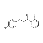 CAS 登录号：898788-23-3， 3-(4-氯苯基)-1-(2-氟苯基)-1-丙酮