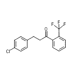 CAS 登录号：898788-25-5， 3-(4-氯苯基)-1-[2-(三氟甲基)苯基]-1-丙酮