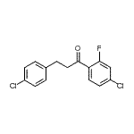 CAS#: 898788-37-9, 1-(4-Chloro-2-fluorophenyl)-3-(4-chlorophenyl)-1-propanone